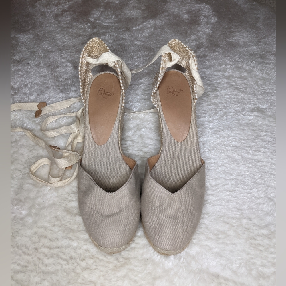 Castañer wedge espadrilles, Size US 9